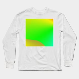 green orange gradient Long Sleeve T-Shirt